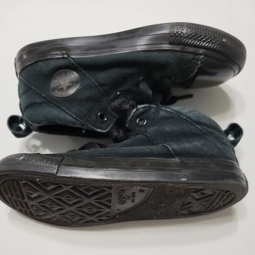 Converse Shoes Boys 10 Chuck Taylor All Star Sneakers Black‎ High Sneaker